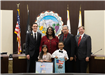 Veterans Day Art Contest Winners with Council 