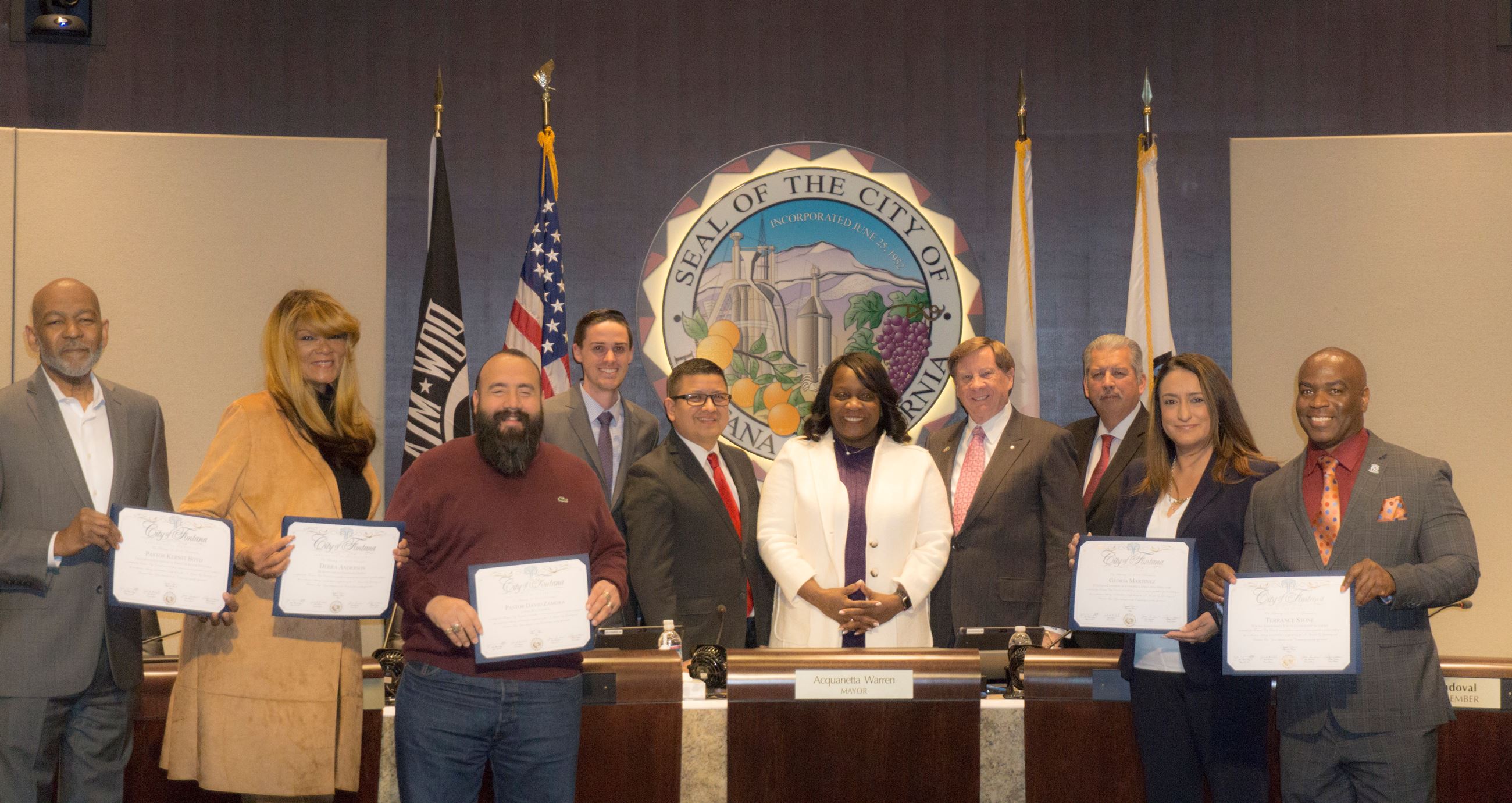 Special Recognition of OnTrac Employees and Community Members