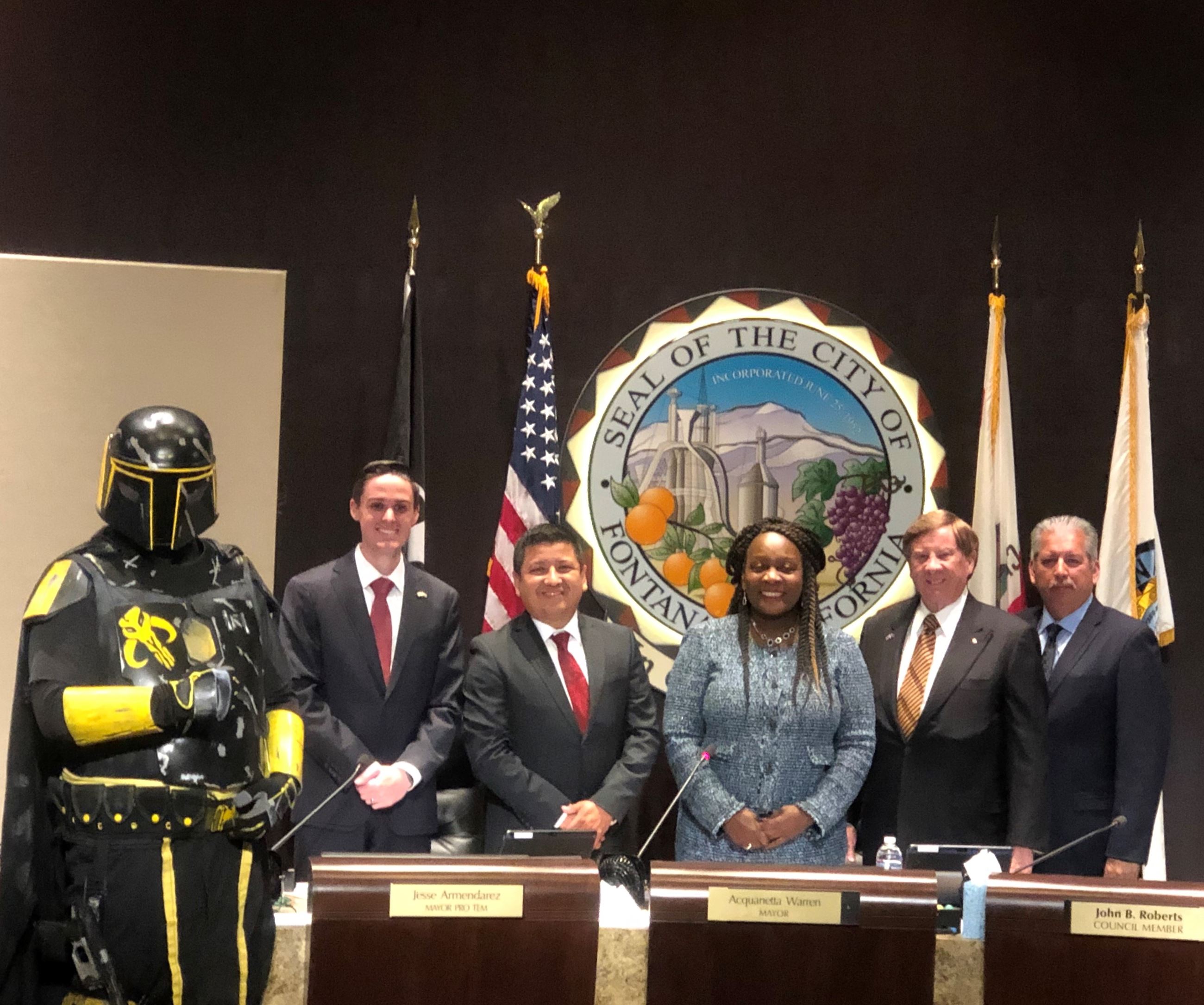Star Wars character with City Council 2
