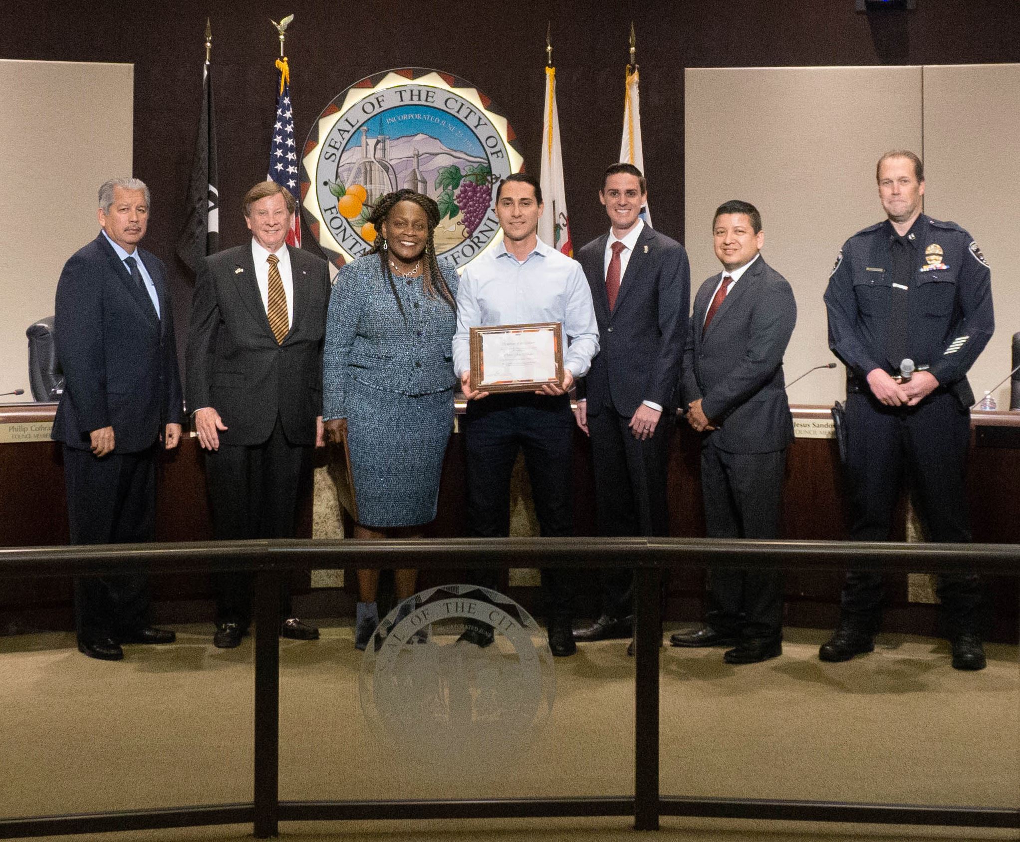 Fontana PD Employee of the Month 