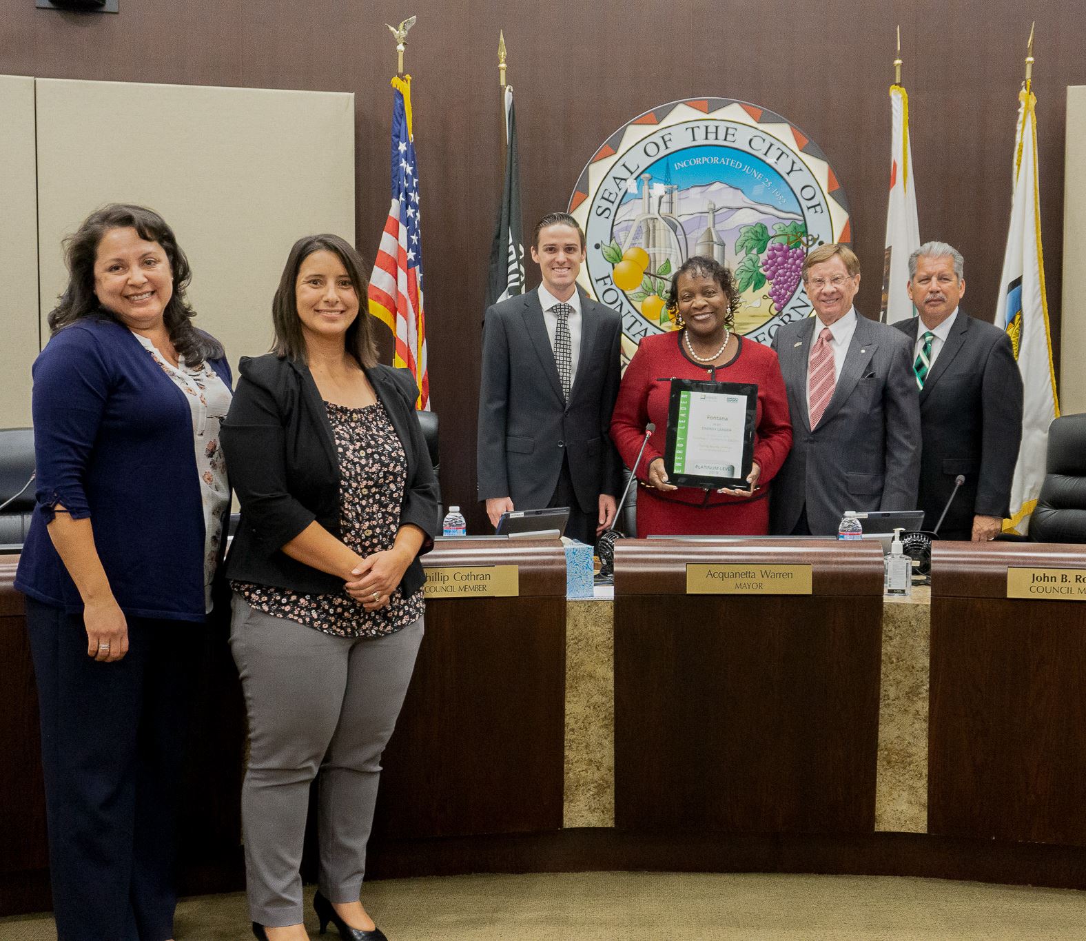 Platinum Award for Energy Leadership Award 