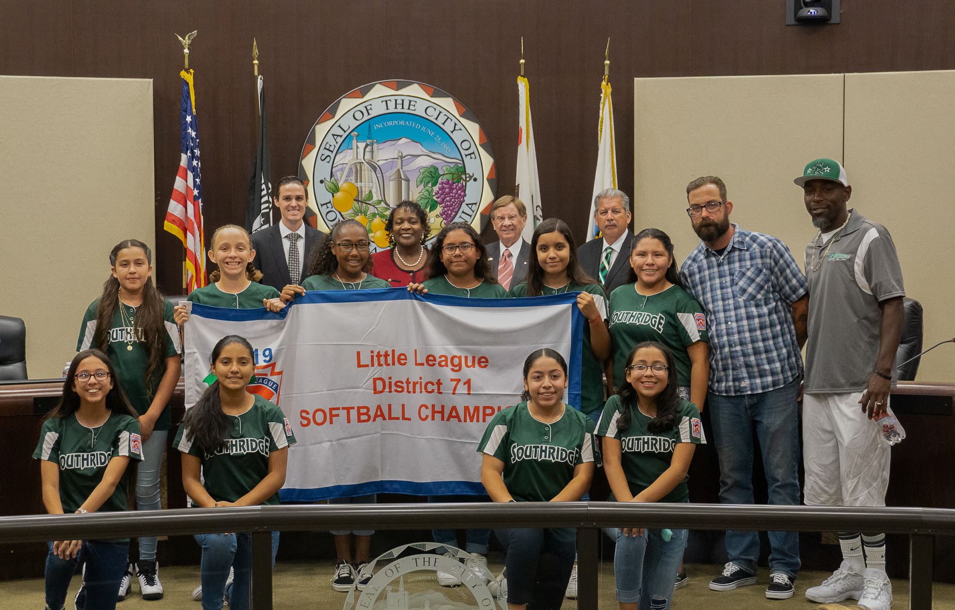 District 71 Fontana Little League Championship Teams Southridge Little League