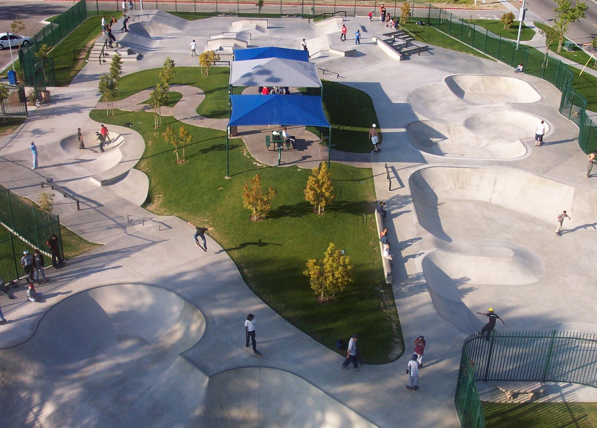 Photo of Jack Bulik Skate Park from above